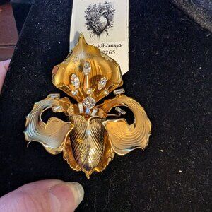 vintage Lady slipper orchid 1960's